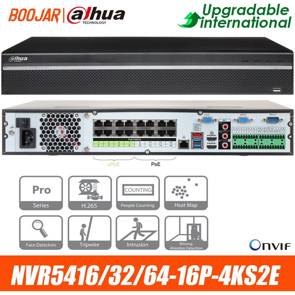 4K  ڴ Dahua NVR5416-16P-4KS2E NVR5432-16P..